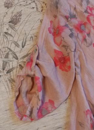 Італійська багатошарова сукня міді вільного крою , плаття6 фото