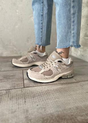 Унисекс new balance 2002r driftwood натуральная замша/текстиль1 фото