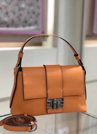 Сумочка furla❤️оригинал, доставка из италии, кожа, сейчас по хорошей скидке!