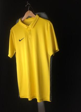 Футболка-поло nike dri-fit жовта