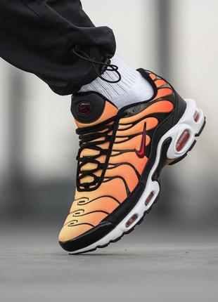 Мужские кроссовки nike air max tn orange black