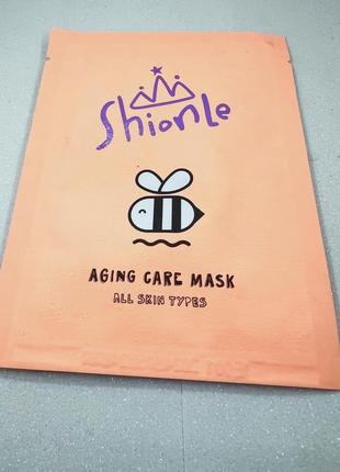 Маска для лица антивозрастная aging care mask shionle1 фото