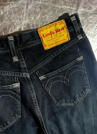 Рідкісні жіночі джинси levi’s red ❤️ левайс levis висока посадка темно-синього кольору мом8 фото