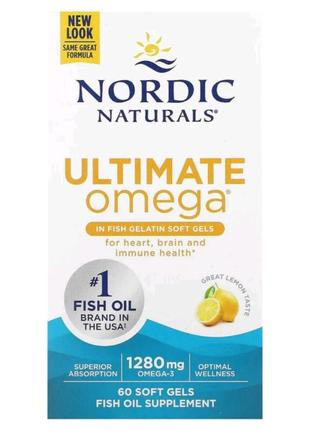 Ultimate omega, омега-3 кислоти, з лимонним смаком,2 фото