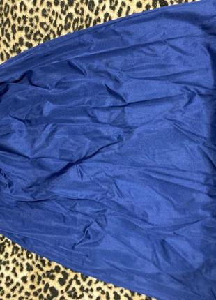 Синий винтажный подъюбник нейлоновый5 фото