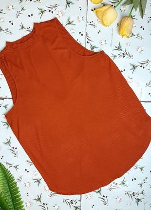 🎁1+1=3 фірмова трикотажна блуза блузка even&odd у рубчик оверсайз, розмір 46 — 483 фото