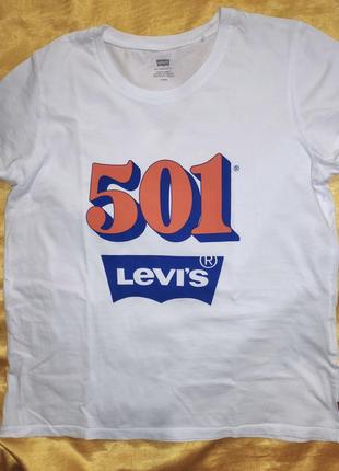 Стильная кантон брендовая футболка.levis.м-л2 фото