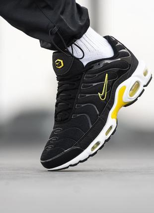 Мужские кроссовки nike air max tn black yellow white