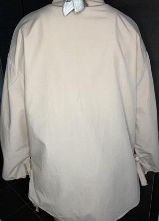 Рубашка zara с завязками6 фото