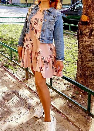 Очень красивое платье свободного кроя (s, m, l)