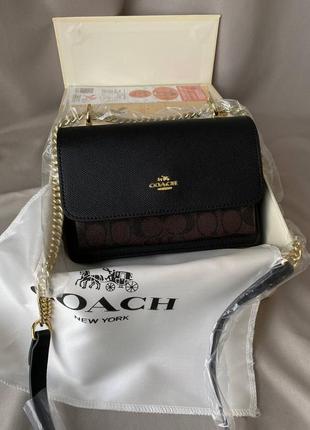 Сумка в стиле coach mini black