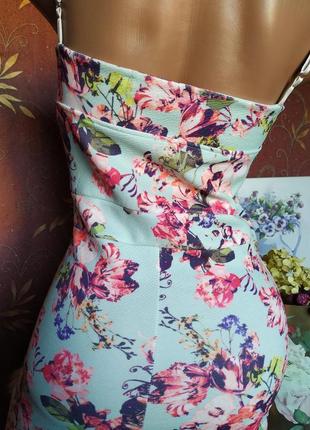 Платье миди с цветочным принтом от boohoo7 фото