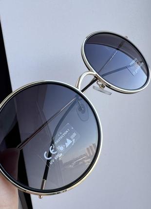 Солнцезащитные круглые очки gian marco venturi3 фото