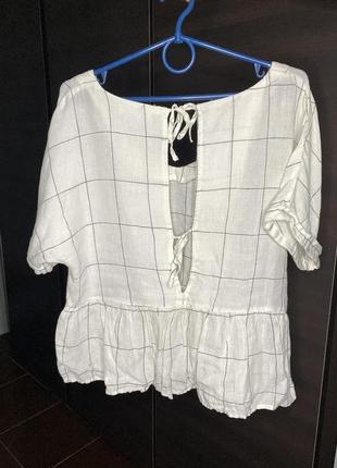 Блуза с баской mango6 фото