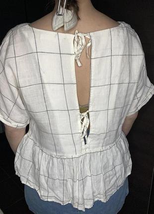 Блуза с баской mango3 фото