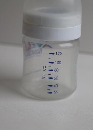 Бутылочка для смеси avent 125 мл и соска canpol bebies нова