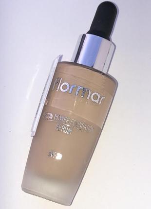 Flormar fusion power foundation serum spf 20 тональная основа тон  050 50 ivory тональный крем для лица