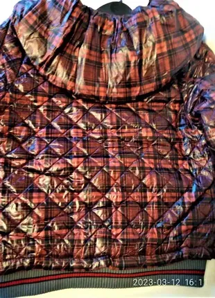 Куртка стеганная девочки-подростка осень без капюшона демисезонная весна 2 цвета р.м.l,xl4 фото