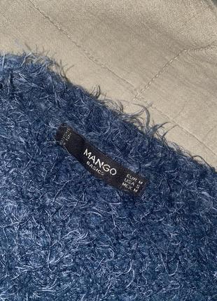 Пухнастий светр mango4 фото