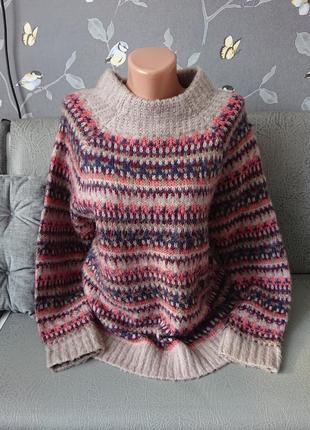 Красивый женский свитер р.44/46 джемпер пуловер