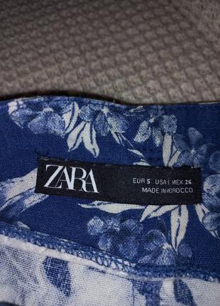 Летние шорты в цветочный принт zara3 фото