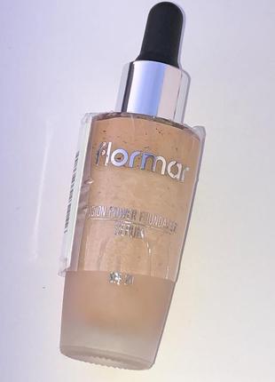 Flormar fusion power foundation serum spf 20 тональна основа тон 030 30 light beige тональний крем для обличчя