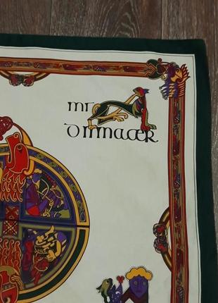 Винтажный платок ирландский book of the kells
