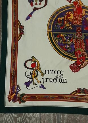 Винтажный платок ирландский book of the kells