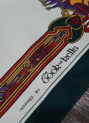 Винтажный платок ирландский book of the kells