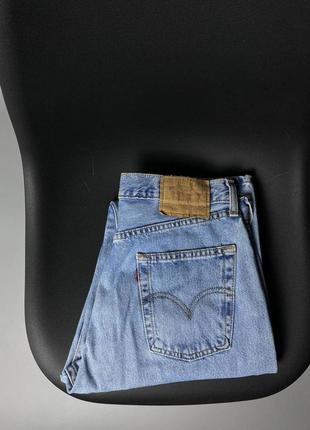 Плотні оригінальні вінтажні джинси levis  made in usa2 фото