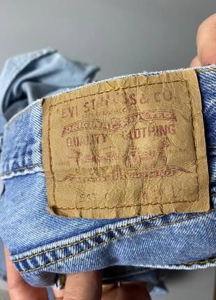 Плотні оригінальні вінтажні джинси levis  made in usa7 фото
