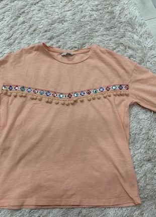 Футболка женская цвета лосось от c&a