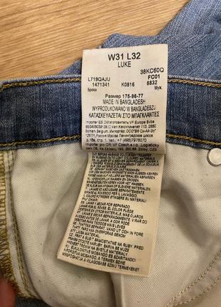 Джинсы lee мужские зауженные штаны узкие skinny скинни hm levis wrangler diesel boss8 фото