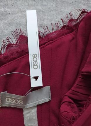 Платье вечернее кружево плиссе asos3 фото