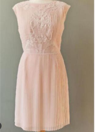 Платье ted baker нежно розовое3 фото
