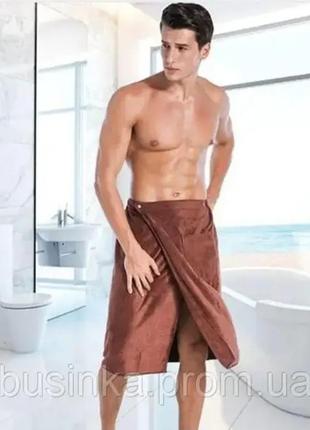 Мужское полотенце халат1 фото