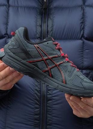 Кросівки asics gel-kahana 8 grey\red10 фото