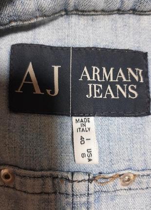 Джинсовый жакет armani jeans3 фото