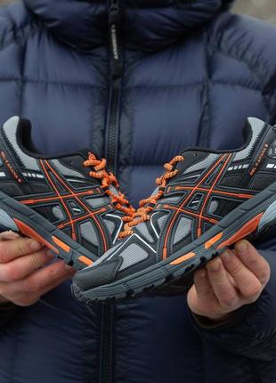 Кроссовки asics gel-kahana 8 grey\orange7 фото