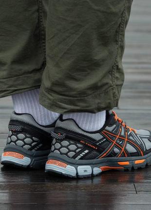 Кроссовки asics gel-kahana 8 grey\orange3 фото