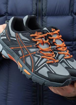 Кроссовки asics gel-kahana 8 grey\orange8 фото