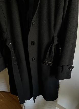 Пальто черное m/l7 фото