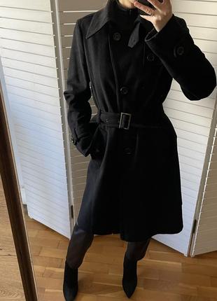 Пальто чорне m/l