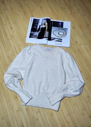 Paris atelier & other stories ❤️ пухнастий молочний светр з  рясними рукавами

38% альпака, 62% шерсть1 фото