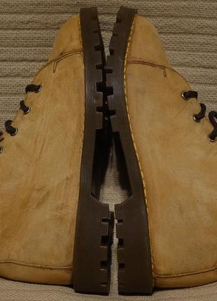 Брутальні шкіряні черевики кольору camel dr. martens. англія. 38 р8 фото