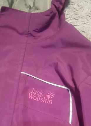 Оригинал.фирменная,качественная,удобная, детская куртка-ветровка  jack wolfskin4 фото