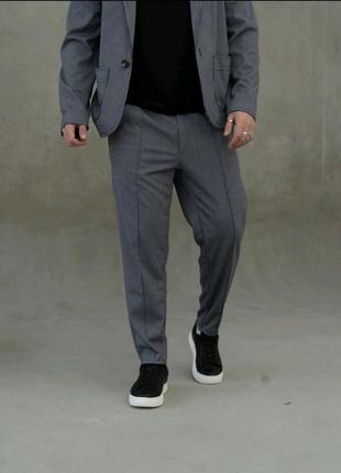 Чоловічий костюм піджак і брюки кашемір8 фото