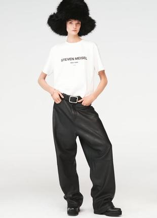 Футболка zara унисекс коллаборация steven meisel