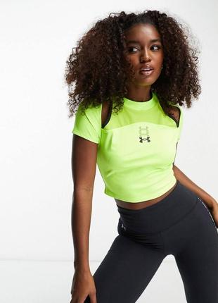 Женская кроп футболка under armour оригинал из новых коллекций.1 фото