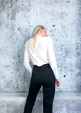 Жіноча біла блузка, рубашка massimo dutti ▫️10 фото